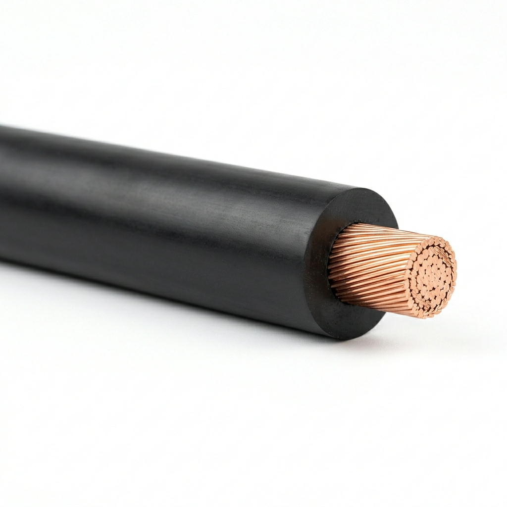 Flexible rubber cable